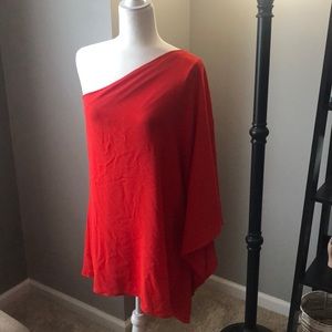 Red One Shoulder Dress